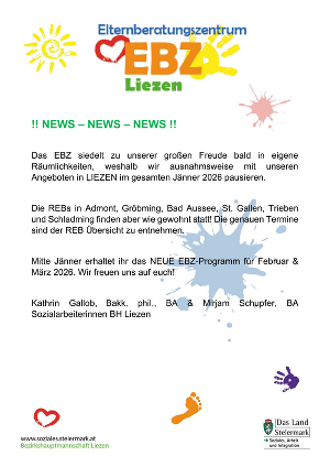 EBZ-Information über räumliche Veränderungen